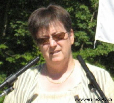 Gemeindeprsidentin Yvonne von Arx bei der Begrssungsansprache