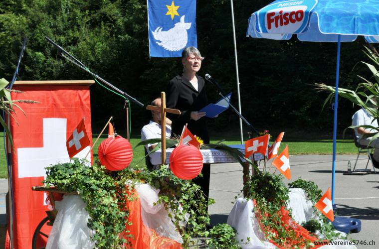 Oekumenischer Gottesdienst mit Pfarrerin Verena Grasso von der Reform. Kirche Safenwil ...