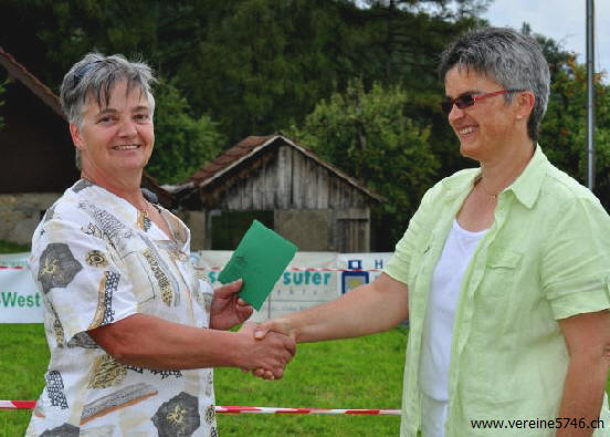 Übergabe des Reisegutscheines Übergabe des Reisegutscheines